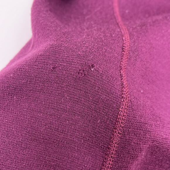 Ibex Merino Wool Quarter Zip Mock Neck Sweater Branded Sleeve Hiking - Large - Picture 9 of 12